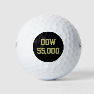 Dow 55.000 Aandelenmarkt Feest Golfballen