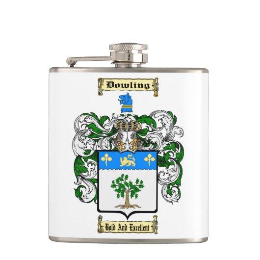 Dowling (Iers) Heupfles (Voorkant)