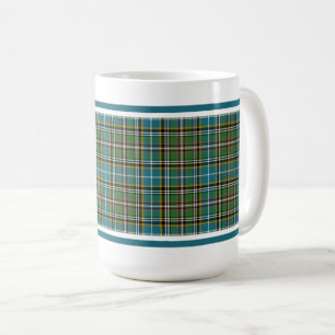 Dowling Tartan Pattern Blue Irish Pset Koffiemok