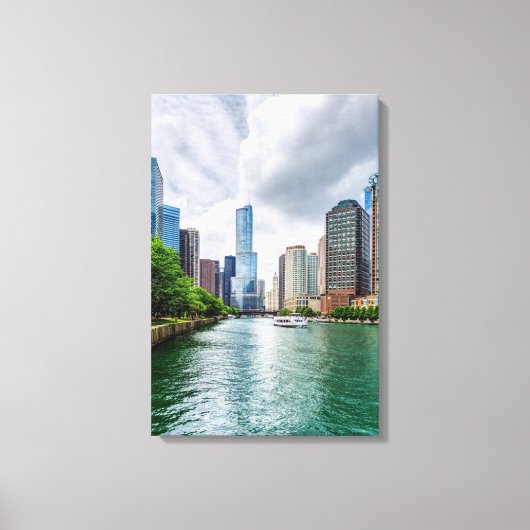 Down Chicago Canvas Afdruk (Voorkant)