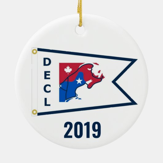 Down East Cruisers Loop (White, 2019) Ornament (Achterkant)