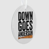 DOWN GOLF ANDERSON FUNNY BASEBALL cadeau ANDERSON (devant)