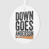 DOWN GOLF ANDERSON FUNNY BASEBALL cadeau ANDERSON (devant)