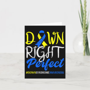 Down Right Perfect Syndroom van Down-bewustzijn  Kaart