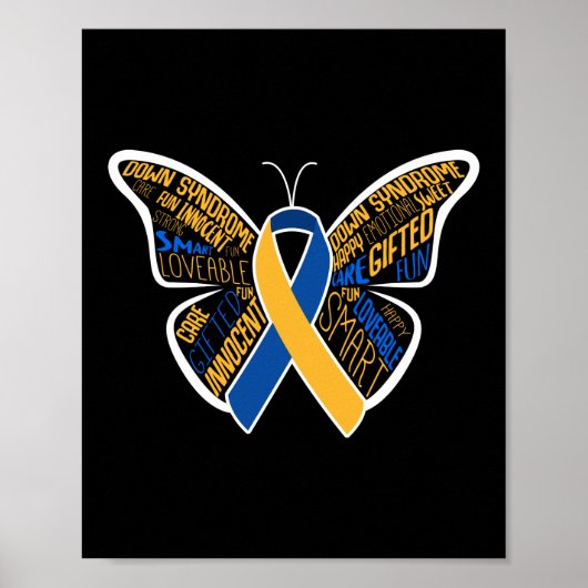 Down Syndrome Awareness Butterfly Special Poster (Voorkant)