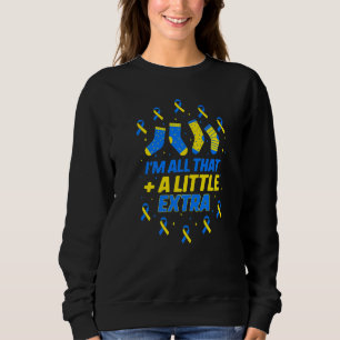 Down Syndrome Awareness Day Little Extra Blue Yell Trui