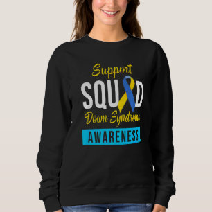 Down Syndrome Awareness Month Ribbon Support Squad Trui