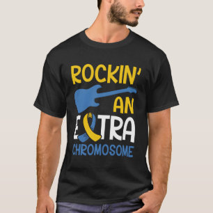 Down Syndrome Awareness Rockin' een extra chromoso T-shirt