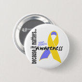Down Syndrome Awareness Ronde Button 5,7 Cm (Voorkant /achterkant)