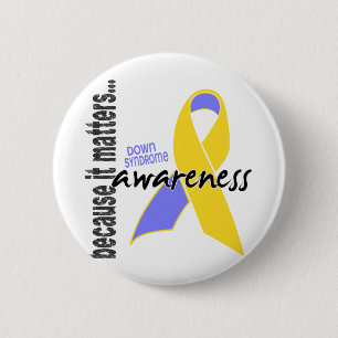 Down Syndrome Awareness Ronde Button 5,7 Cm