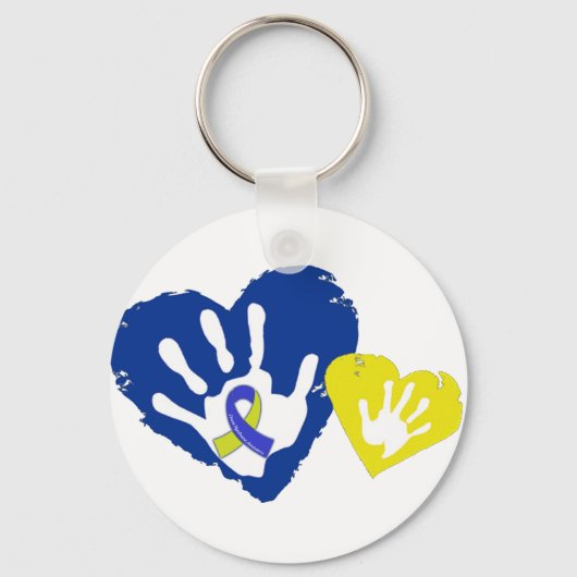 Down Syndrome Awareness Sleutelhanger (Voorkant)