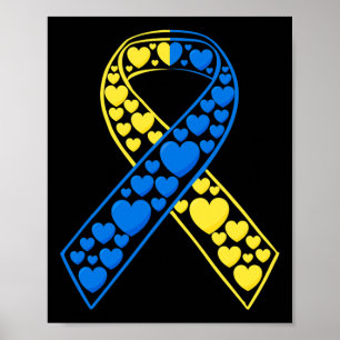 Down Syndrome Awareness T21 Day Women Kinder Poster
