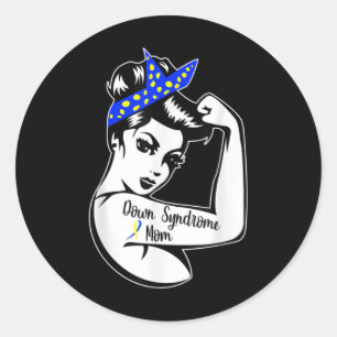 Down Syndrome Awareness Trisomy 21 - Down Syndrome Ronde Sticker