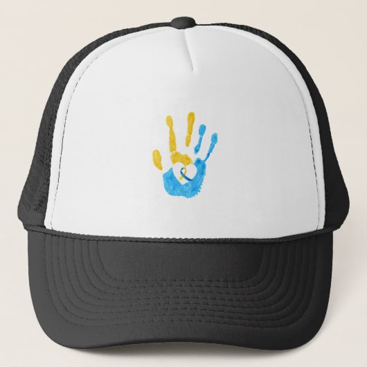 Down Syndrome Awareness Trucker Pet (Voorkant)
