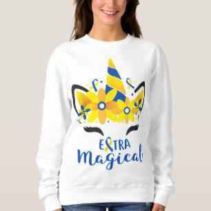 Down Syndrome Awareness Unicorn Girl Ma Extra Mag Trui