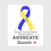 Down Syndrome Awareness Vinyl Sticker (Vel)