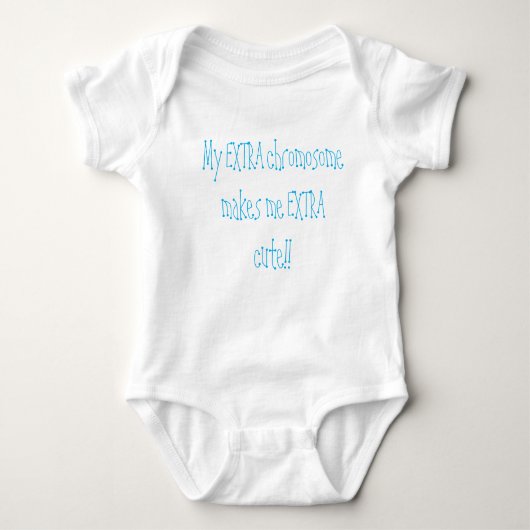 Down Syndrome Baby Bodysuit (Voorkant)