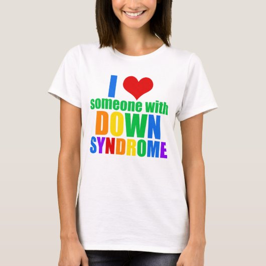 Down Syndrome Love T-shirt (Voorkant)