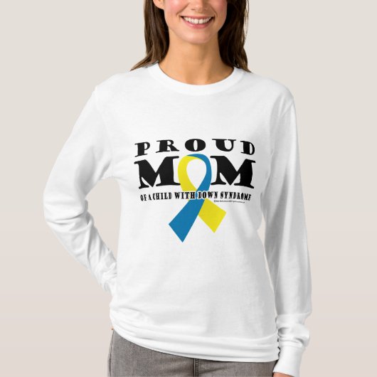 Down Syndrome Proud mama T-shirt (Voorkant)