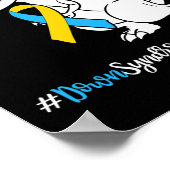 Down Syndrome T-rex Dinosaur Poster (Hoek)