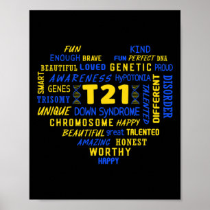 Down Syndroom Acceptance Awareness Day Down Syndro Poster