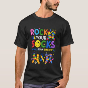 Down Syndroom Awareness Octopus Rock Your Sock Man T-shirt