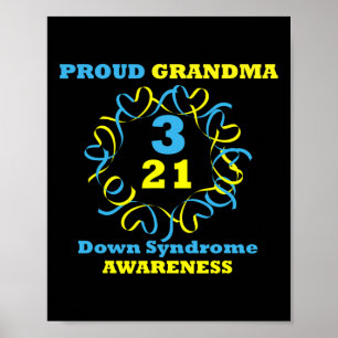 Down Syndroom Bewustzijn Trots Oma Poster