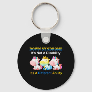 Down Syndroom Niet Een Handicap Een Andere Vaardig Sleutelhanger