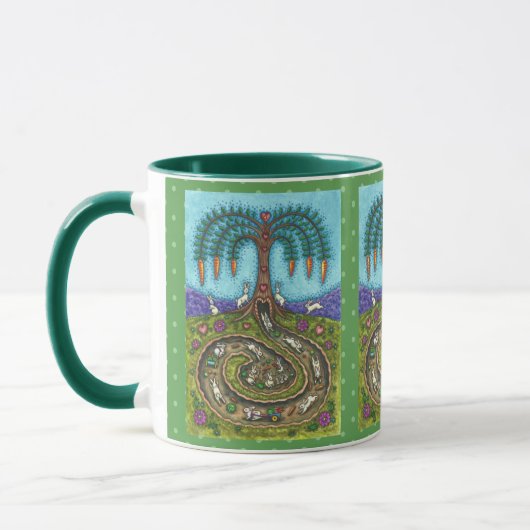 DOWN THE RABBIT HOLE, CARROT WILLOW TRELK FOLK ART MOK (Links)