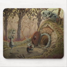 "Down the Rabbit Hole" mousepad