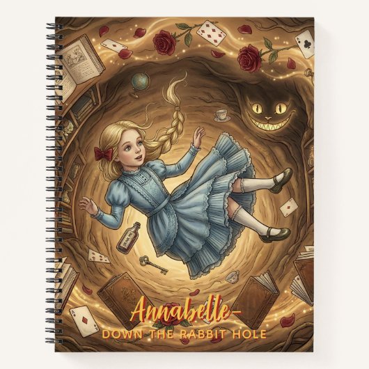 Down the Rabbit Hole Notitieboek (Voorkant)