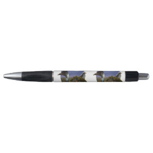 "Down Under Duo: Emu en Kookaburra in Popout Art" Pen