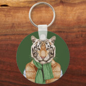 Down Vest Tiger Sleutelhanger (Voorkant)