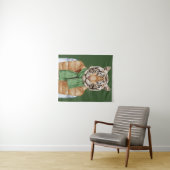 Down Vest Tiger Wandkleed (In Situ (horizontaal))