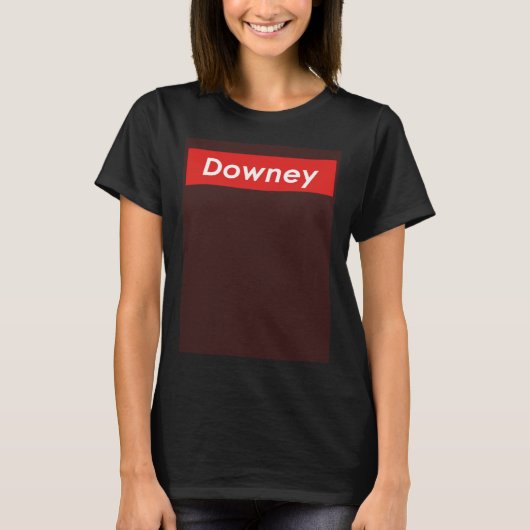 Downey California T-shirt (Voorkant)