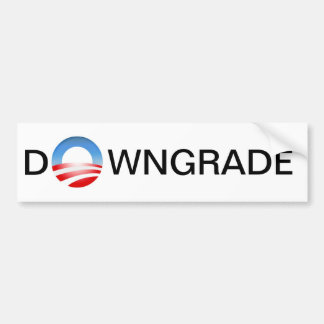DOWNGRADE Bumpersticker