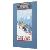 Downhhill Snow Skier - Mount Hood, Oregon Klembord (Links)