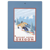 Downhhill Snow Skier - Mount Hood, Oregon Klembord (Achterkant)