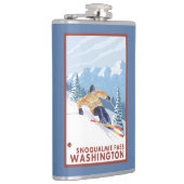 Downhhill Snow Skier - Snoqualmie Pass , WA Heupfles (Rechts)