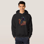 Downhill Graphic and Text Hoodie (Voorkant volledig)