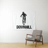 Downhill Mountain Biker Wandkleed (In Situ (horizontaal))