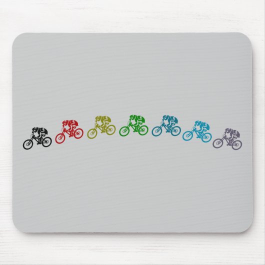Downhill mountainbike sprong muismat (Voorkant)