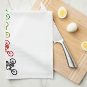 Downhill mountainbike sprong theedoek (Quarter Fold)