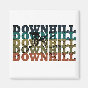 downhill mountainbiken magneet