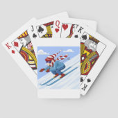 Downhill Skier Pokerkaarten (Achterkant)