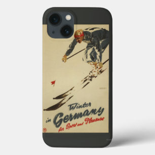 Downhill Skier - Sportbeoefening en Plezier iPhone 13 Hoesje