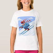 Downhill Skier T-shirt (Voorkant)