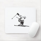 Downhill Skiing Skier  Muismat (Met muis)