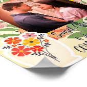 Downloadbaar Elegant Welkom bruiloft Poster (Hoek)