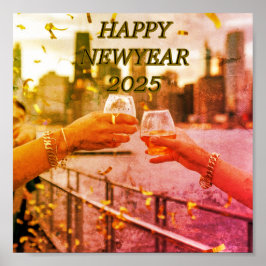 Downloadbaar Nieuwjaar  Glossy Poster